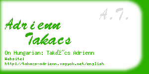 adrienn takacs business card